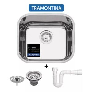 Cuba Tramontina Inox 40x34x17 Alto Brilho - P
