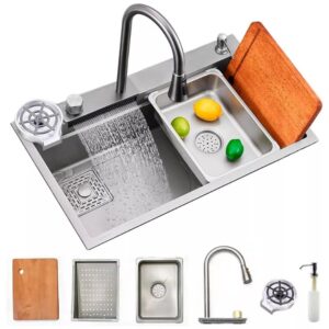 Kit cuba cascata gourmet premium + torneira