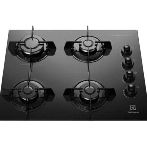 Cooktop 4 Bocas Electrolux a Gás GLP Preto