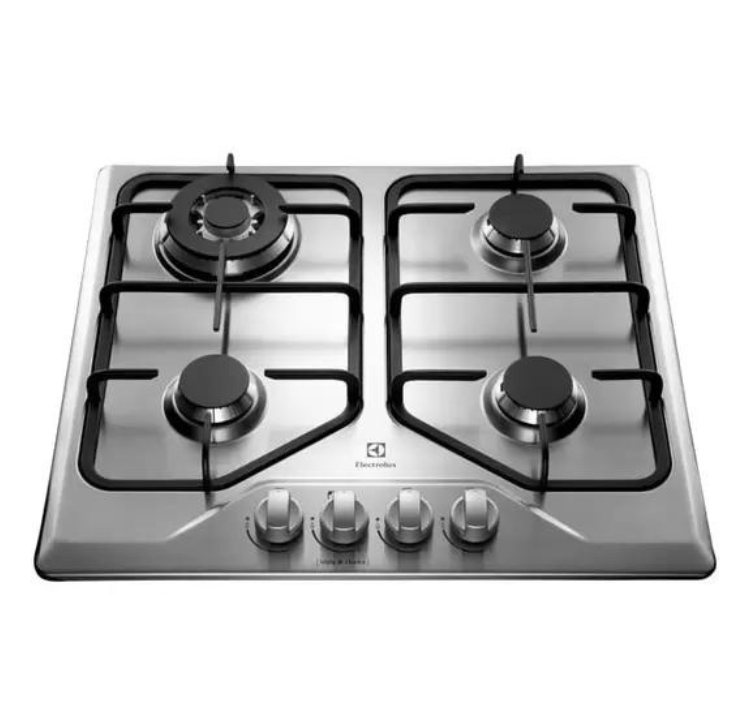 Cooktop 4 Bocas Electrolux a Gás Inox