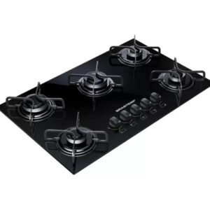 Cooktop Brastemp 5 Bocas Preto