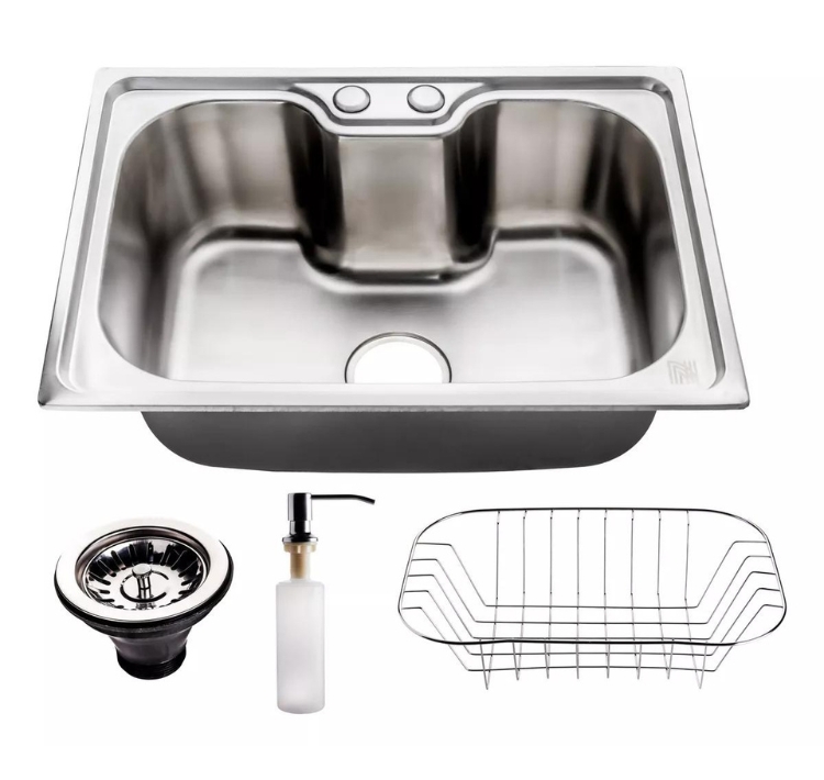Kit Cuba Aço Inox C_ Torneira Flexível Gourmet Cozinha (2)