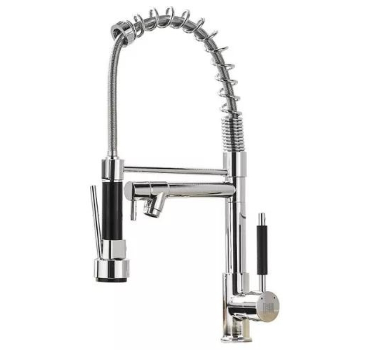 Kit Cuba Aço Inox C_ Torneira Flexível Gourmet Cozinha (3)