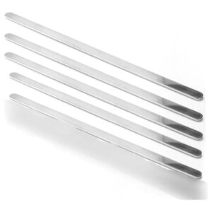 Descanso De Panela Em Aco Inox Auto Adesiva 5pcs 30cm
