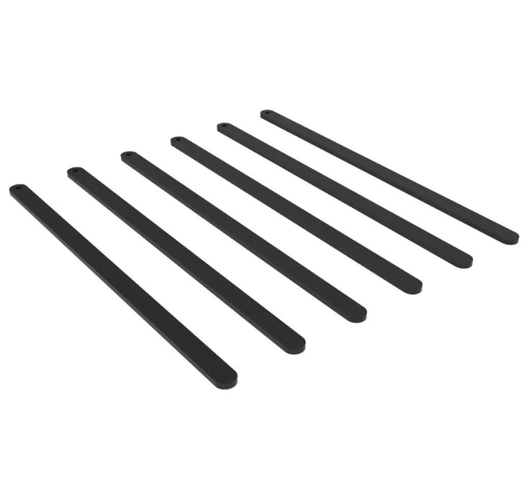 Descanso De Panela Inox Preto 6 Unidades